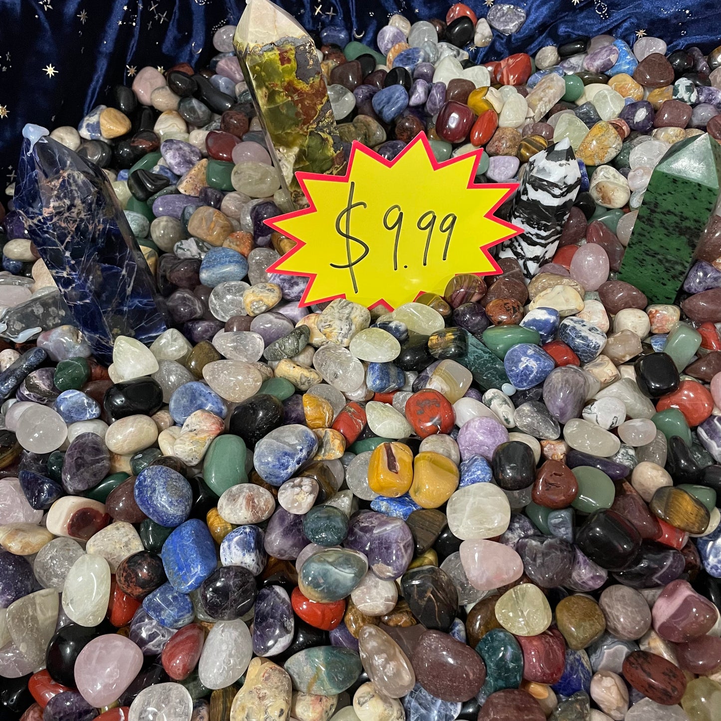 HER[ Tumble pool Party $9.99 for one order ]quartz/jasper/marble/jade/tourmaline/obsidian and so on with tower/sphere/carving/cube shape/freeform/beads/artware and so on