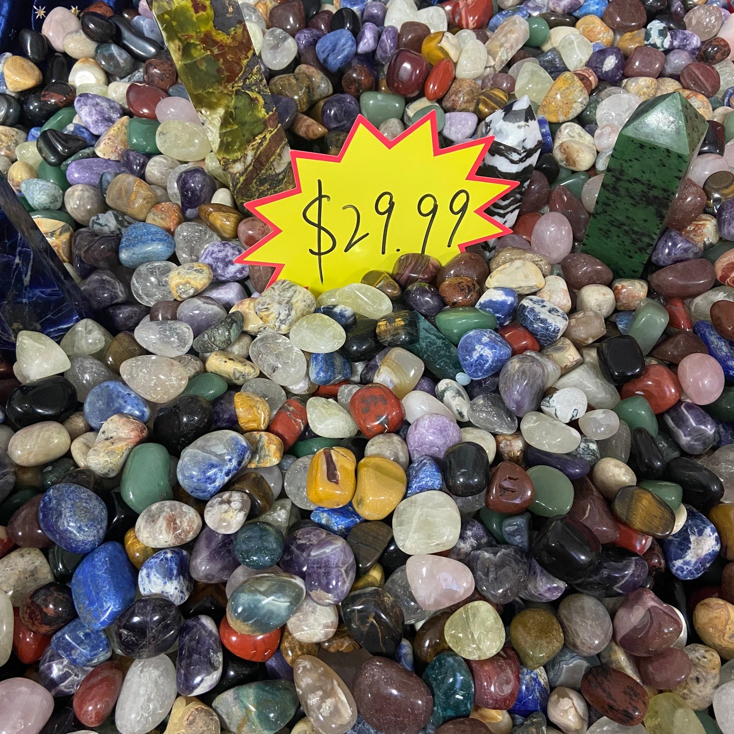 HER[ Tumble pool Party $29.99 for one order ]quartz/jasper/marble/jade/tourmaline/obsidian and so on with tower/sphere/carving/cube shape/freeform/beads/artware and so on