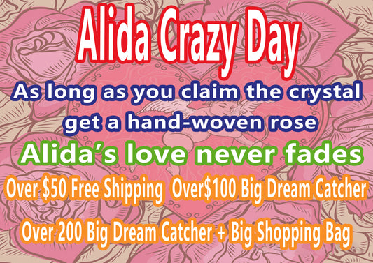 【Alida Crazy Day】All 60% OFF Crystal Party!!!Over $30=Free Shipping Fee quartz/jasper/marble/jade/tourmaline/obsidian/sphere/carving/cube shape/selenite/oura cluster/bag/comstellation